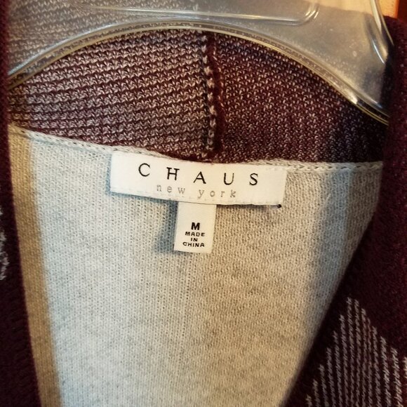 Chaus New York Open Waterfall Cardigan Sweater - Picture 6 of 12